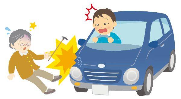 人と車の事故の過失割合