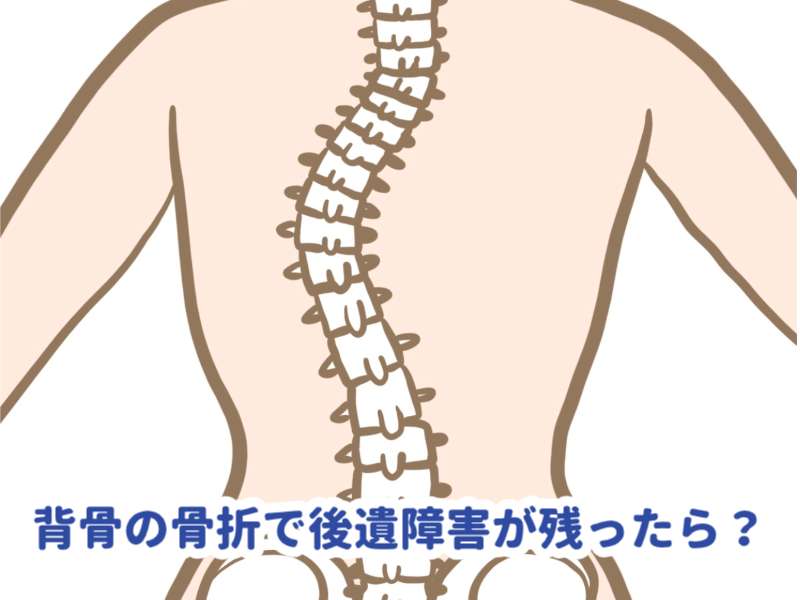 背骨の骨折による後遺症の障害等級と損害賠償請求